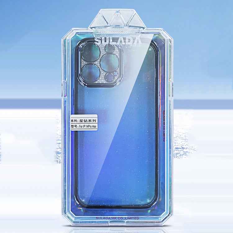 SULADA Electroplated Transparent Glittery TPU Phone Case