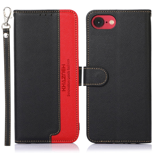 KHAZNEH Litchi Texture Leather RFID Phone Case, For iPhone 16e / 17e, For iPhone 17 Pro Max, For iPhone 17 Pro, For iPhone 17, For iPhone Air, For iPhone 16 Pro Max, For iPhone 16 Pro, For iPhone 16 Plus, For iPhone 16, For iPhone 15 Pro Max           ...