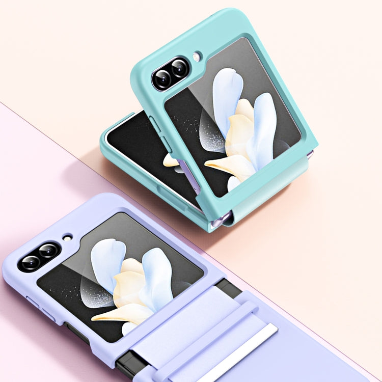 PC Skin Feel Hinge Shockproof Protective Phone Case, For Samsung Galaxy Flip5, For Samsung Galaxy Flip4