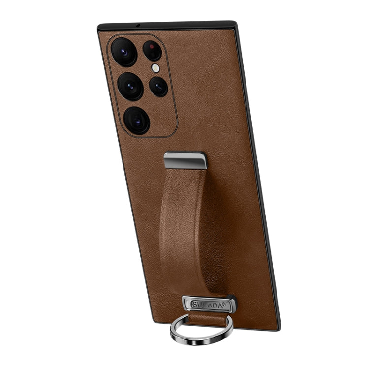 SULADA PC Hybrid Leather Texture Skin Feel Shockproof Phone Case, For Samsung Galaxy S25 5G, For Samsung Galaxy S25+ 5G, For Samsung Galaxy S25 Ultra 5G, For Samsung Galaxy S24 Ultra 5G, For Samsung Galaxy S24+ 5G, For Samsung Galaxy S24 5G            ...