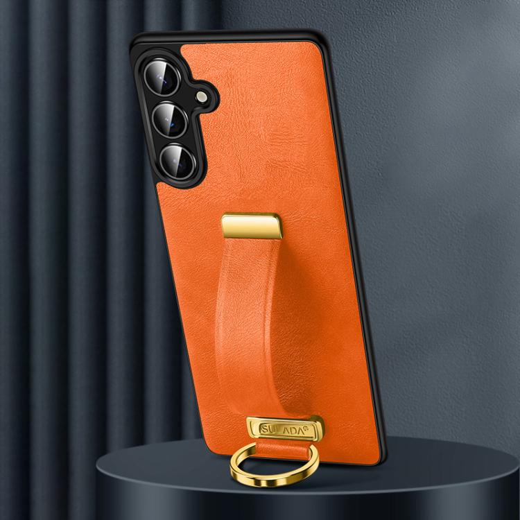 SULADA PC Hybrid Leather Texture Skin Feel Shockproof Phone Case, For Samsung Galaxy S25 5G, For Samsung Galaxy S25+ 5G, For Samsung Galaxy S25 Ultra 5G, For Samsung Galaxy S24 Ultra 5G, For Samsung Galaxy S24+ 5G, For Samsung Galaxy S24 5G            ...
