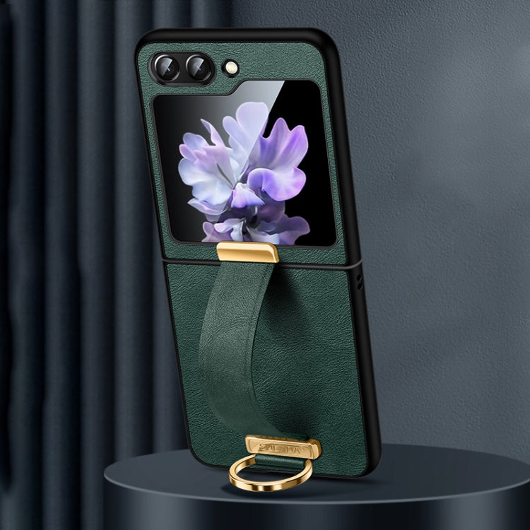 SULADA PC Hybrid Leather Texture Skin Feel Shockproof Phone Case, For Samsung Galaxy Z Flip7 FE / Flip6, For Samsung Galaxy Z Fold6, For Samsung Galaxy Z Fold5, For Samsung Galaxy Flip5