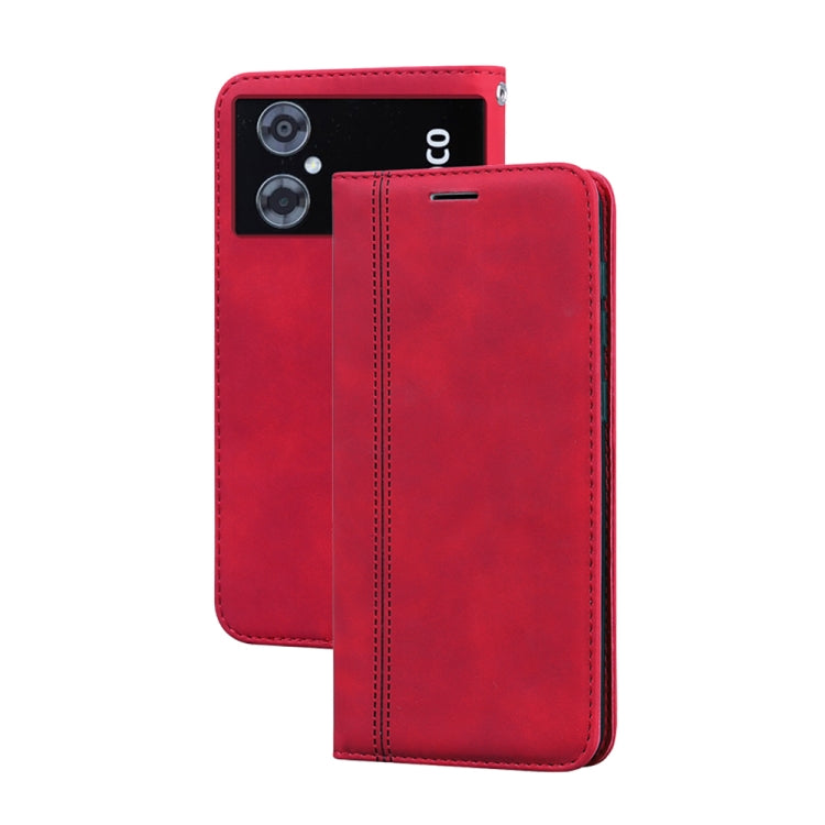 Frosted Business Magnetic Horizontal Flip PU Phone Case, For Xiaomi Poco M4 5G/Poco M5/Redmi Note 11R, For Xiaomi Poco C40, For Xiaomi Redmi 10A 4G