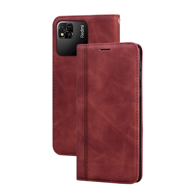 Frosted Business Magnetic Horizontal Flip PU Phone Case, For Xiaomi Poco M4 5G/Poco M5/Redmi Note 11R, For Xiaomi Poco C40, For Xiaomi Redmi 10A 4G