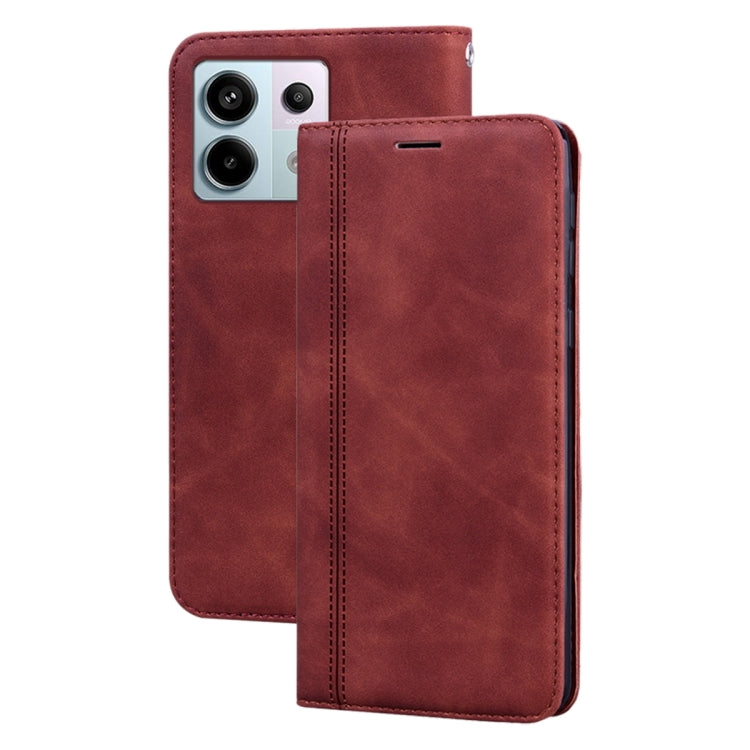 Frosted Business Magnetic Horizontal Flip PU Phone Case, For Xiaomi Redmi A3, For Xiaomi Redmi Note 13 Pro 4G, For Xiaomi Redmi Note 13 4G, For Xiaomi Redmi Note 13  5G, For Xiaomi Redmi Note 13 Pro 5G, For Xiaomi Redmi A1/A2                           ...