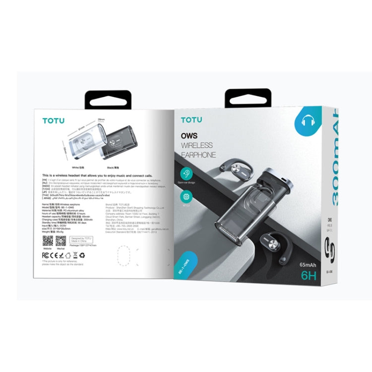 TOTU BE-1-OWS Ear-Hanging Wireless Bluetooth Earphone