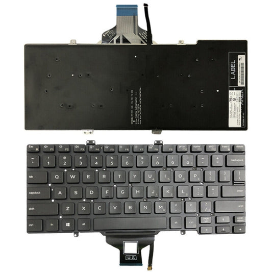 US Version Backlight Keyboard, For Dell Latitude 7400 / E7400 / L3400 / 5400, For Dell Vostro 5310 / 5320