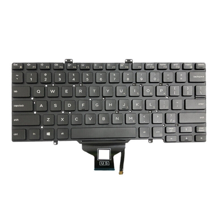 US Version Backlight Keyboard, For Dell Latitude 7400 / E7400 / L3400 / 5400, For Dell Vostro 5310 / 5320