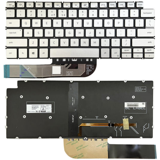 US Version Backlight Laptop Keyboard, For Dell Inspiron 7490 / Vostro 5390