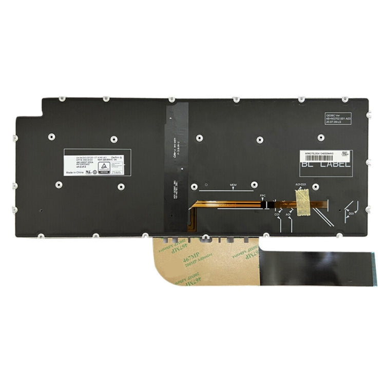 US Version Backlight Laptop Keyboard, For Dell Inspiron 7490 / Vostro 5390