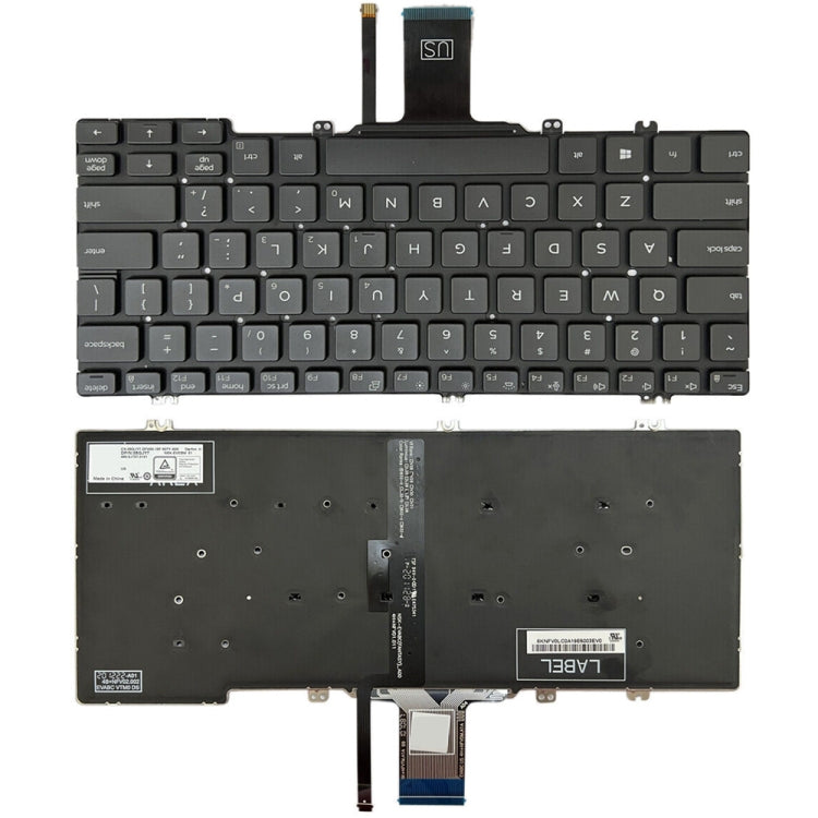 US Version Backlight Laptop Keyboard, For Dell Inspiron 15-3511 3515 5510 7510 16-7610, For Dell Vostro 5310 5320 5410 Latitude 3320 3420, For Dell Latitude 5520 5521 Precision 3560 3561, For Dell Latitude 7300 5300 5200, For Dell XPS 13 9343 13 9350 9360