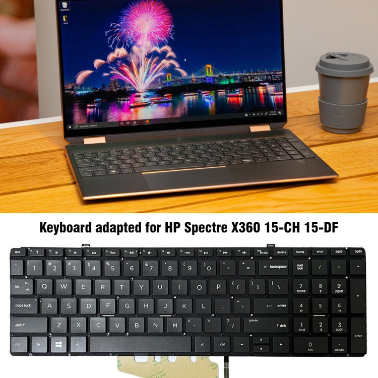 US Version Laptop Backlight Keyboard, For HP Spectre X360 15-CH, For HP 15-DA / 15-DB, For HP Probook 450, For HP Elitebook Folio 1040 G3, For HP 15-CC / 15-CD / 15-CK, For HP 15-P000 / 17-F000, For HP Elitebook 1020 G1, For HP Probook 470 G3����������...