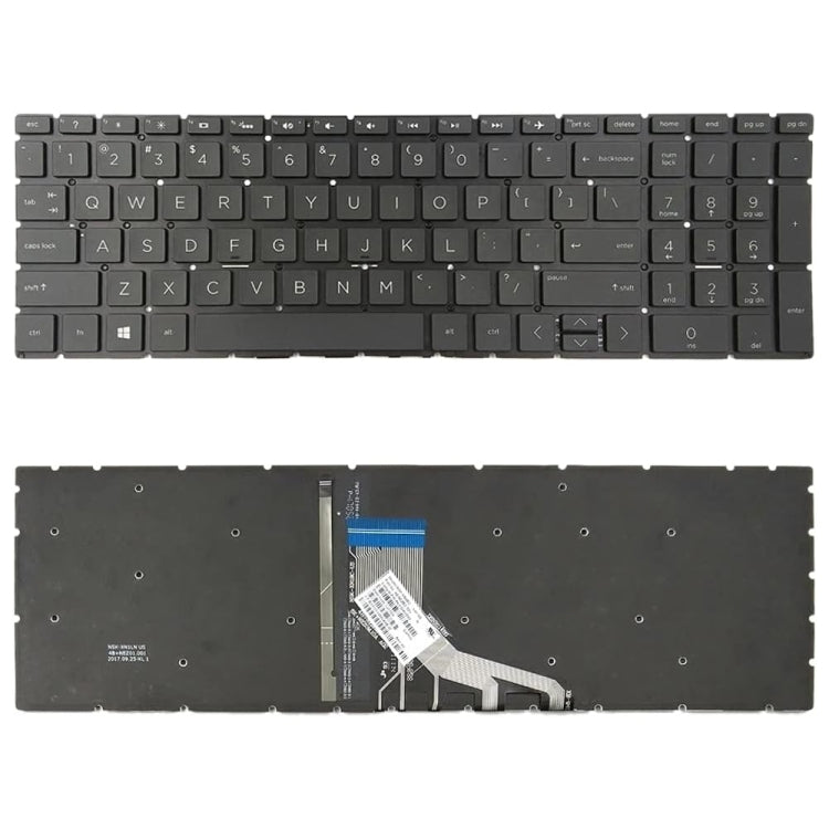 US Version Laptop Backlight Keyboard, For HP Spectre X360 15-CH, For HP 15-DA / 15-DB, For HP Probook 450, For HP Elitebook Folio 1040 G3, For HP 15-CC / 15-CD / 15-CK, For HP 15-P000 / 17-F000, For HP Elitebook 1020 G1, For HP Probook 470 G3����������...