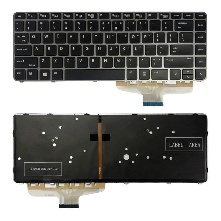 US Version Laptop Backlight Keyboard, For HP 15-DA / 15-DB, For HP Probook 450, For HP Elitebook Folio 1040 G3, For HP 15-CC / 15-CD / 15-CK, For HP 15-P000 / 17-F000, For HP Elitebook 1020 G1, For HP Probook 470 G3, For HP Omen 17-AN / 17-AN011DX�����...