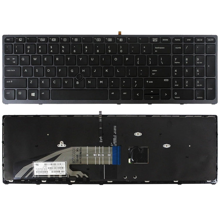 US Version Laptop Backlight Keyboard, For HP Spectre X360 15-CH, For HP 15-DA / 15-DB, For HP Probook 450, For HP Elitebook Folio 1040 G3, For HP 15-CC / 15-CD / 15-CK, For HP 15-P000 / 17-F000, For HP Elitebook 1020 G1, For HP Probook 470 G3����������...