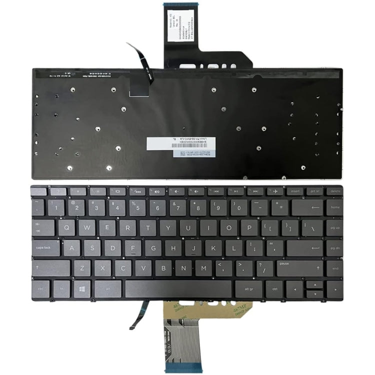 US Version Laptop Backlight Keyboard, For HP 15-DA / 15-DB, For HP Probook 450, For HP Elitebook Folio 1040 G3, For HP 15-CC / 15-CD / 15-CK, For HP 15-P000 / 17-F000, For HP Elitebook 1020 G1, For HP Probook 470 G3, For HP Omen 17-AN / 17-AN011DX�����...