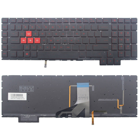 US Version Laptop Backlight Keyboard, For HP Omen 17-AN / 17T-AN