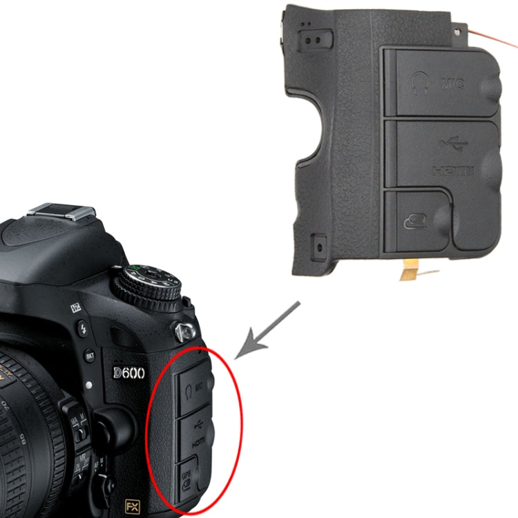 Camera USB Cover, For Nikon D610, For Nikon D600, For Nikon D800