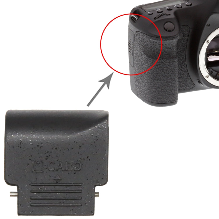 SD Card Slot Compartment Cover, For Canon EOS 6D