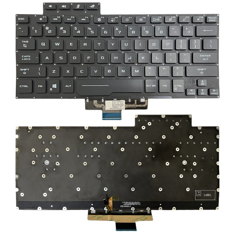 US Version Backlight Laptop Keyboard, For ASUS ROG G14 Zephyrus GA401 GA401I