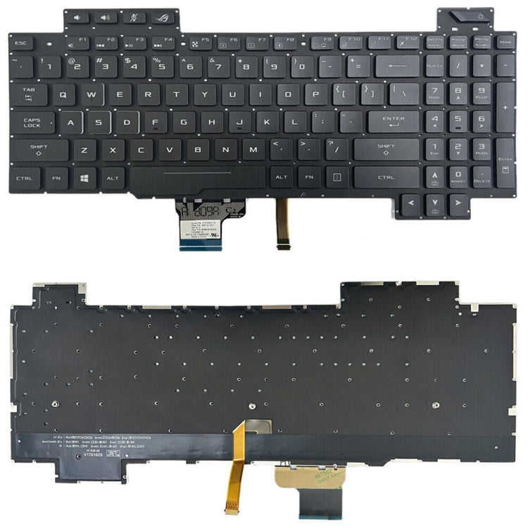 US Version Backlight Laptop Keyboard, For ASUS GL504 GL504GV GL504G GL504GM