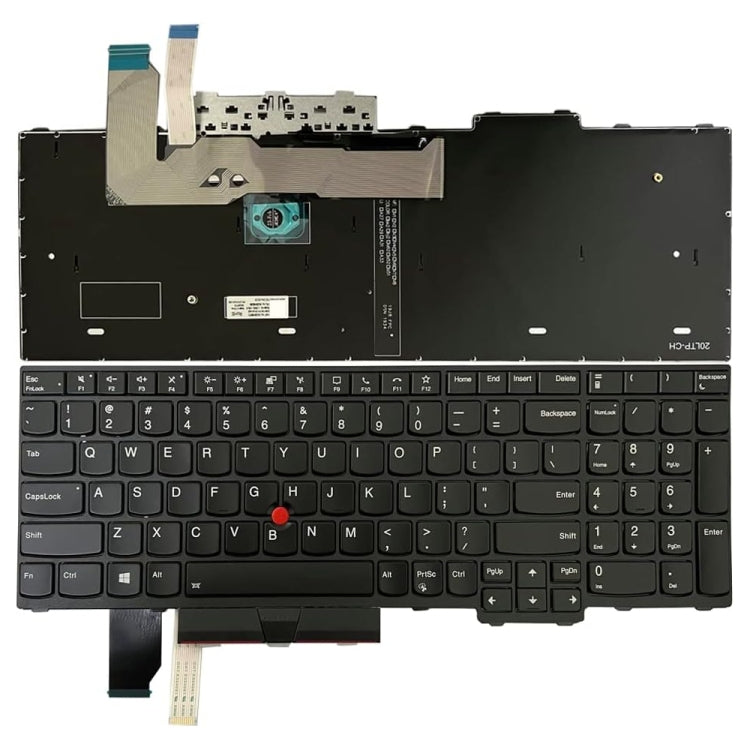 US Version Backlight Laptop Keyboard, For Lenovo ThinkPad T15p Gen 1 20TN 20TM