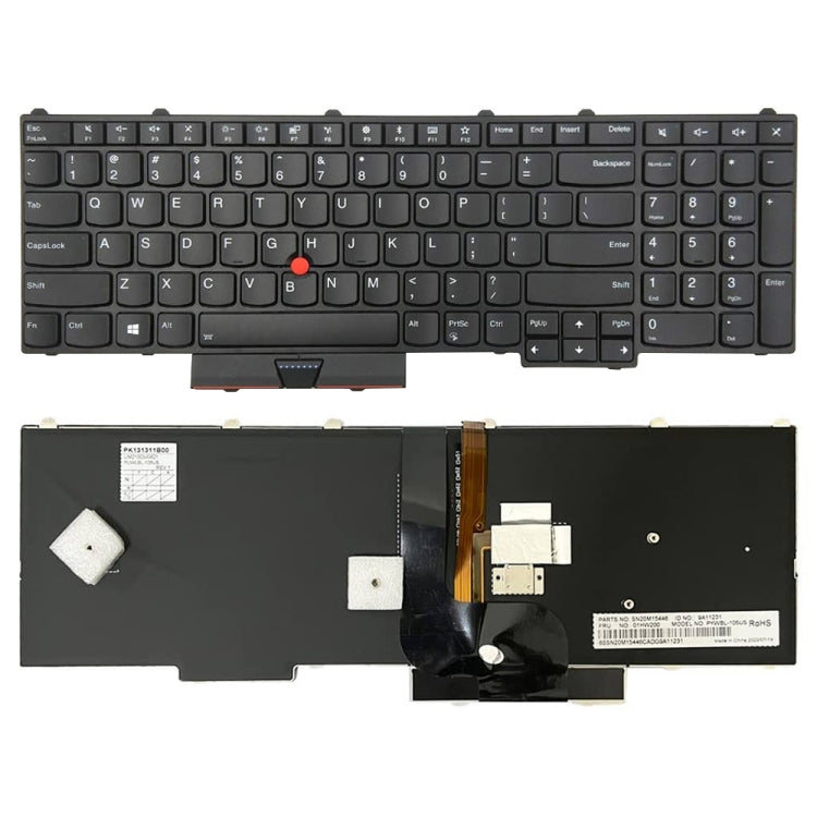 US Version Laptop Keyboard, For Lenovo ThinkPad L15 20U3 20U4 20U7 20U8, For Lenovo IdeaPad 710S-13IKB 710S-13ISK, For Lenovo IBM ThinkPad E570 E575, For Lenovo ThinkPad P50 P51 P70 P71, For Lenovo Yoga 500-15IBD, For Lenovo T480S E480 E485 L480 T490��...