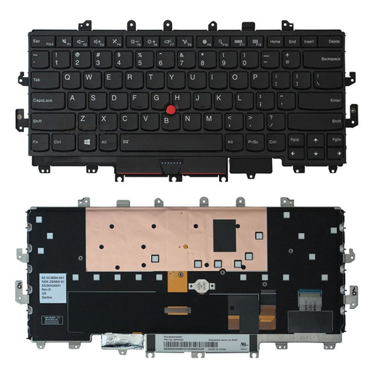 US Version Backlight Laptop Keyboard, For Lenovo Yoga 730-13IKB / 730-13IWL, For Lenovo IdeaPad 330-15ICH 330-15ICN, For Lenovo X1C 2019, For Lenovo Thinkpad E15, For Lenovo Thinkpad E14 GEN 1 2, For Lenovo P51S P52S T570 T580��������������������������...
