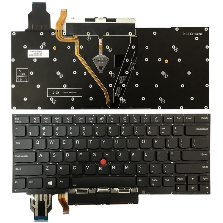 US Version Backlight Laptop Keyboard, For Lenovo Yoga 730-13IKB / 730-13IWL, For Lenovo IdeaPad 330-15ICH 330-15ICN, For Lenovo X1C 2019, For Lenovo Thinkpad E15, For Lenovo Thinkpad E14 GEN 1 2, For Lenovo P51S P52S T570 T580��������������������������...