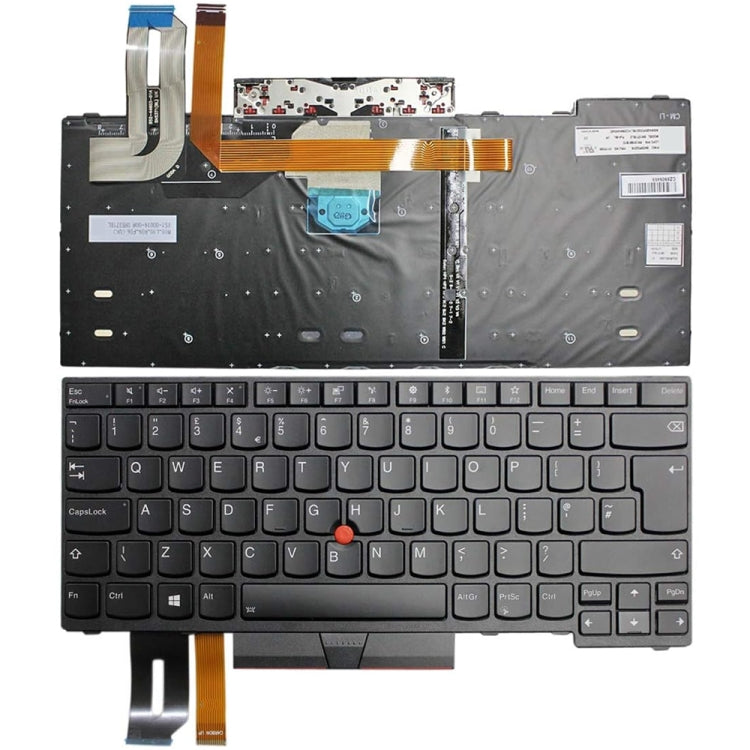 UK Version Backlight Laptop Keyboard, For Lenovo Thinkpad  T480s E480 L480, For Lenovo ThinkPad X240 X250 20AL 20AM