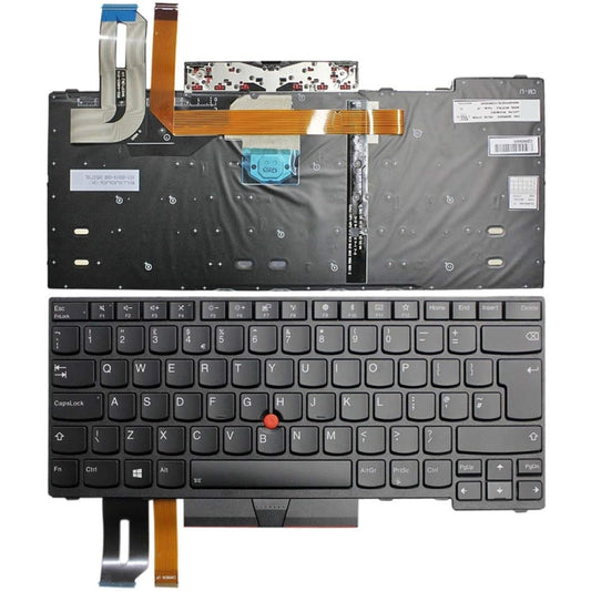 UK Version Backlight Laptop Keyboard, For Lenovo Thinkpad  T480s E480 L480, For Lenovo ThinkPad X240 X250 20AL 20AM