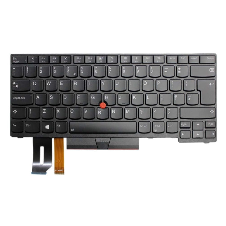 UK Version Backlight Laptop Keyboard, For Lenovo Thinkpad  T480s E480 L480, For Lenovo ThinkPad X240 X250 20AL 20AM