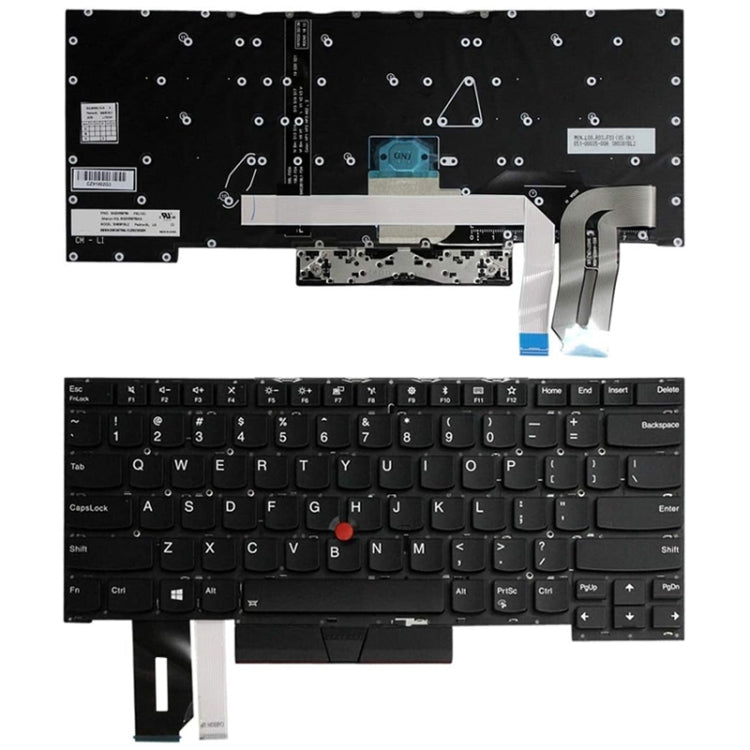 English Enter Key Backlight Laptop Keyboard, For Lenovo ThinkPad P1 X1 Extreme X1
