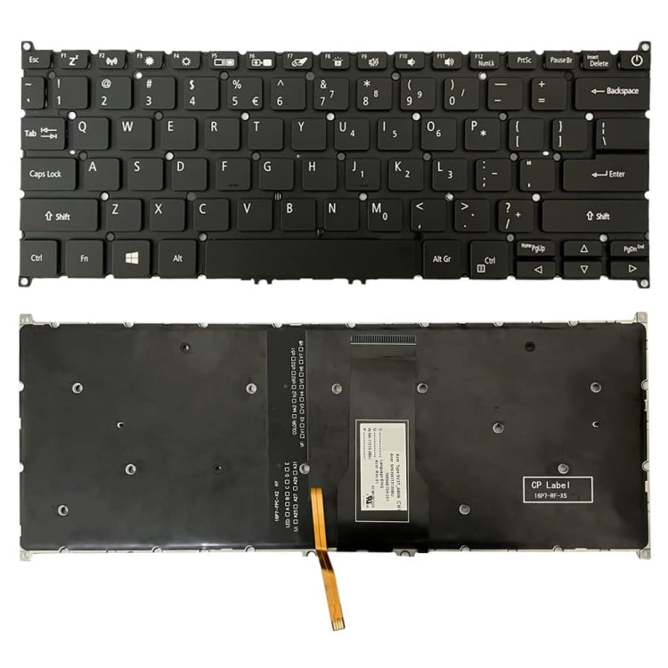 US Version Backlight Laptop Keyboard, For Acer R5-471, For Acer Swift 3 SF315-51, For Acer Swift 3 SF314-54