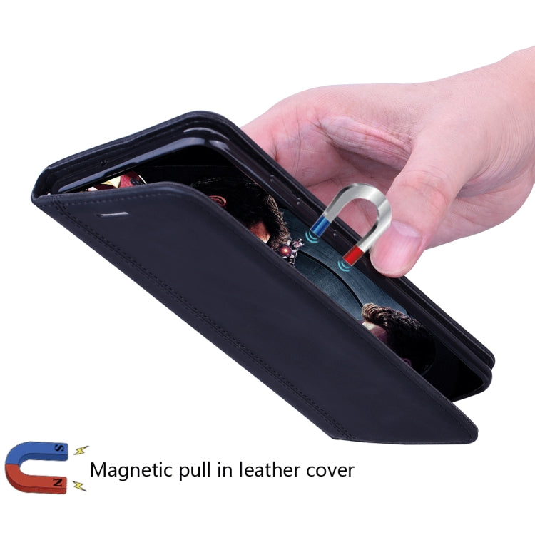 Frosted Business Magnetic Horizontal Flip PU Leather Case with Holder & Card Slot & Lanyard, For iPhone SE 2022 / SE 2020 & 8 & 7, For iPhone 8 Plus & 7 Plus, For iPhone 11 Pro, For iPhone 11, For iPhone 11 Pro Max, For iPhone XS / X, For iPhone XR    ...