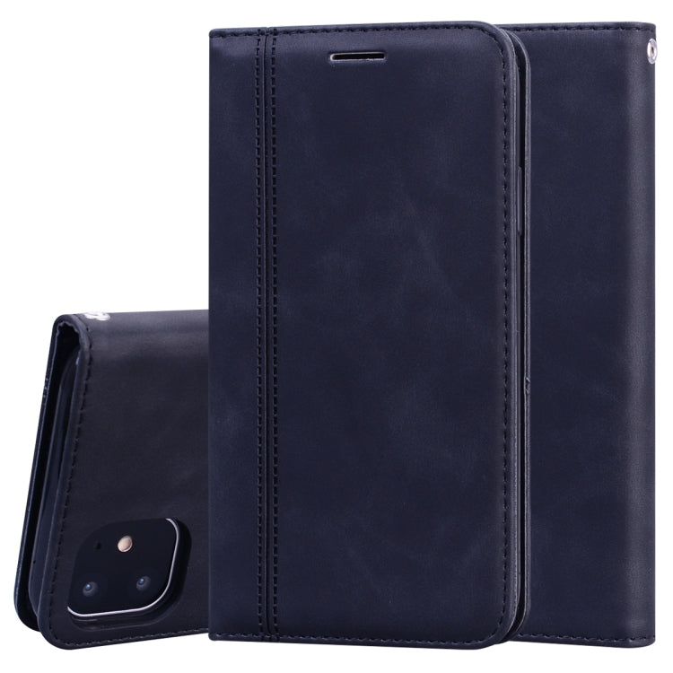 Frosted Business Magnetic Horizontal Flip PU Leather Case with Holder & Card Slot & Lanyard, For iPhone SE 2022 / SE 2020 & 8 & 7, For iPhone 8 Plus & 7 Plus, For iPhone 11 Pro, For iPhone 11, For iPhone 11 Pro Max, For iPhone XS / X, For iPhone XR    ...