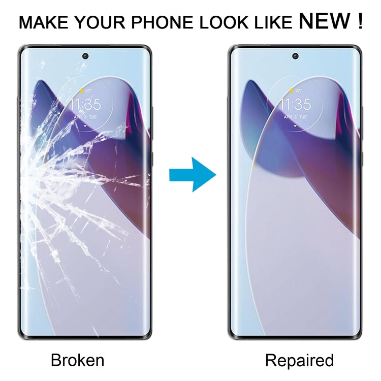 Front Screen Outer Glass Lens with OCA Optically Clear Adhesive, For Motorola Moto X30 Pro, For Motorola Edge 30 Ultra, For Motorola Edge+