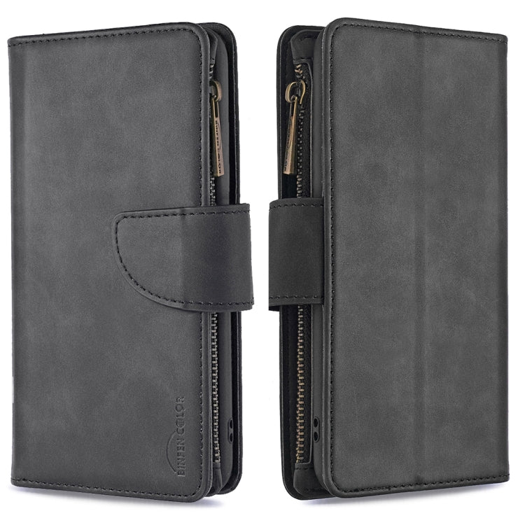 Skin Feel Detachable Magnetic Zipper Horizontal Flip PU Leather Case with Multi-Card Slots & Holder & Wallet & Photo Frame & Lanyard, For iPhone XS / X, For iPhone 6 Plus, For iPhone 6, For iPhone 11 Pro Max, For iPhone 11 Pro, For iPhone XS Max