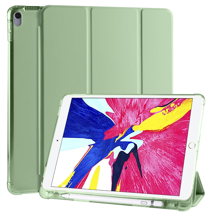 3-folding Horizontal Flip PU Leather + Shockproof TPU Case with Holder & Pen Slot, For iPad Pro 11 (2020) / iPad Pro 11(2018), For iPad Air 13 2025 / 2024 / iPad Pro 12.9 (2020) / iPad Pro 12.9(2018), For iPad 10.2 2021 / 2020 / 2019                   ...