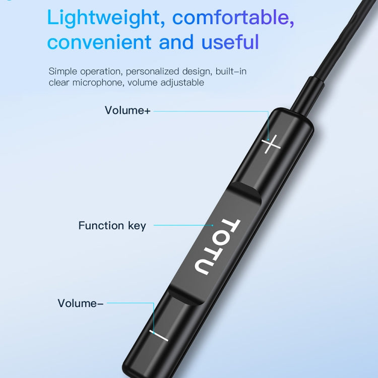 TOTU EP-3 In-Ear Wired Earphone Cable Length:1.2m, 3.5mm