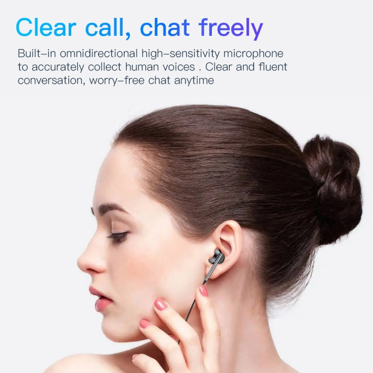 TOTU EP-3 In-Ear Wired Earphone Cable Length:1.2m, 3.5mm, 8 Pin, USB-C / Type-C