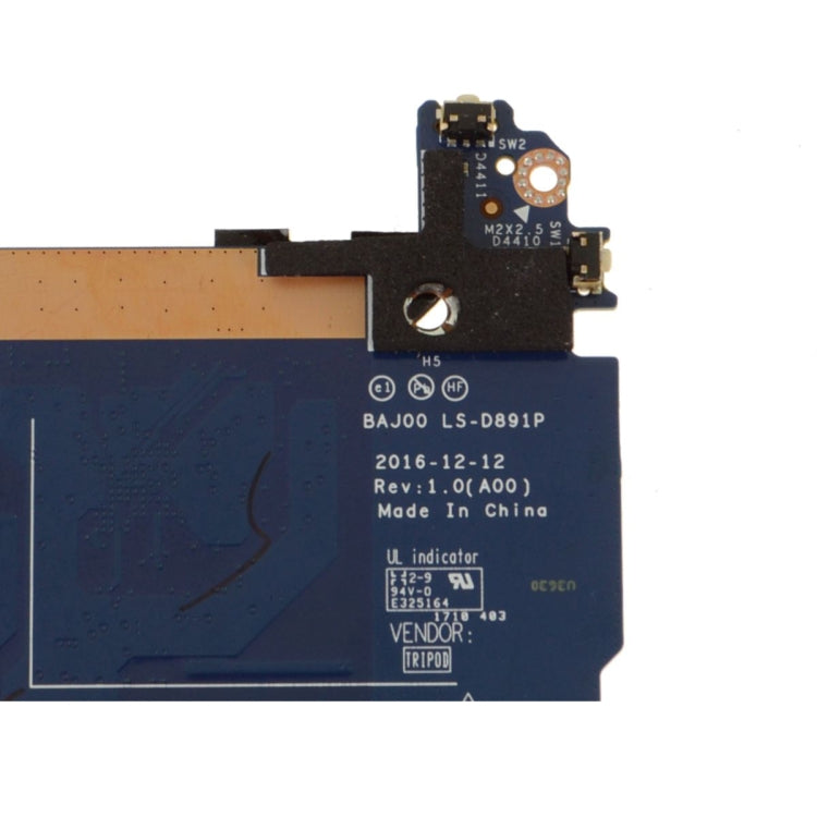 Power Switch Small Board, For Dell Latitude 12 5285