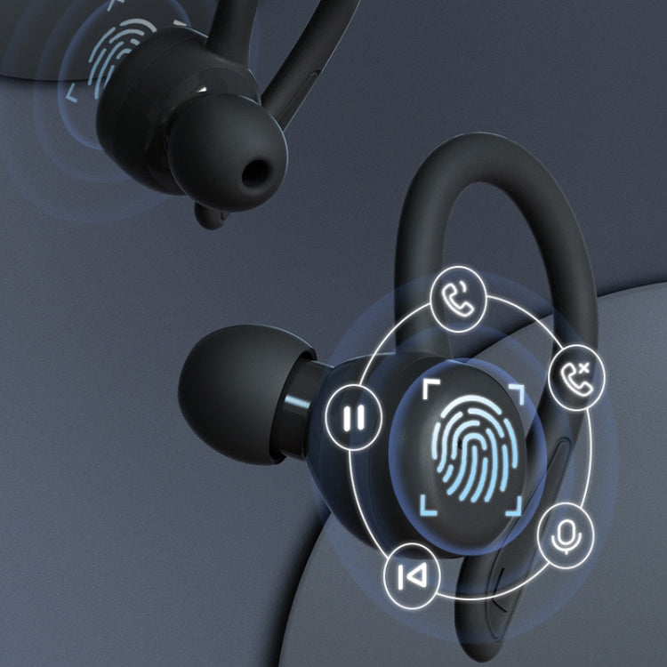 T&G T40 TWS IPX6 Waterproof Hanging Ear Wireless Bluetooth Earphones with Charging Box