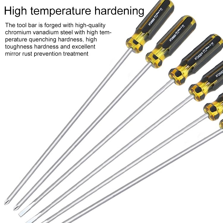 Extended Screwdriver 12 inch Cross-shaped Screwdriver Special Long Magnetic Sewing Machine Machine Repair Screwdriver, Cross, One Word