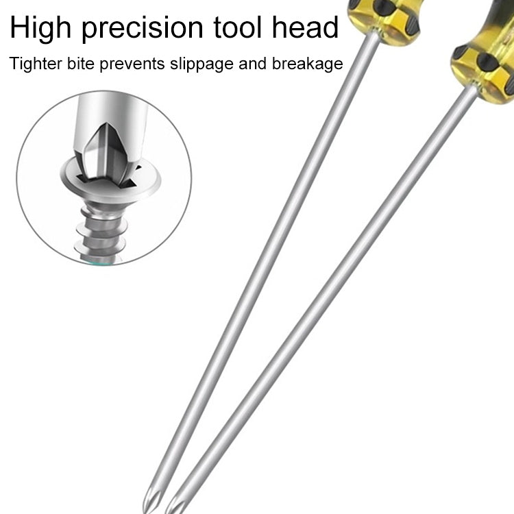 Extended Screwdriver 12 inch Cross-shaped Screwdriver Special Long Magnetic Sewing Machine Machine Repair Screwdriver, Cross, One Word