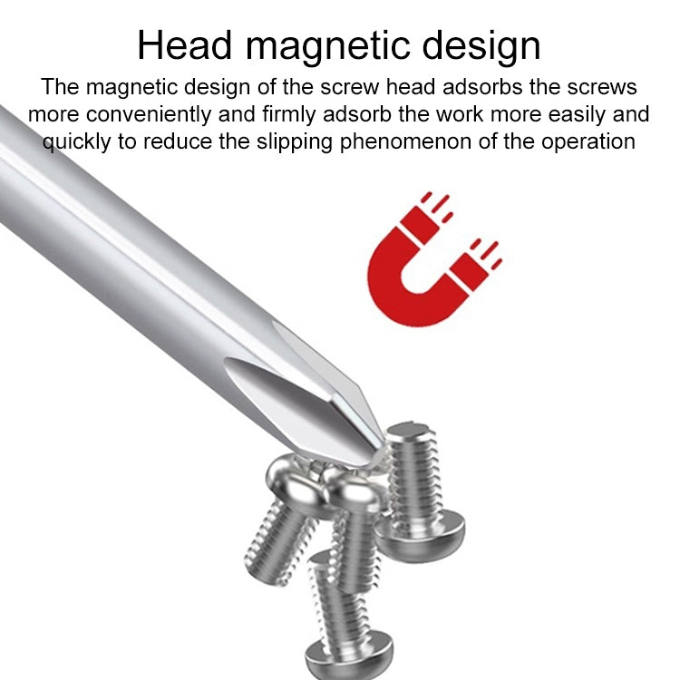 Extended Screwdriver 12 inch Cross-shaped Screwdriver Special Long Magnetic Sewing Machine Machine Repair Screwdriver, Cross, One Word