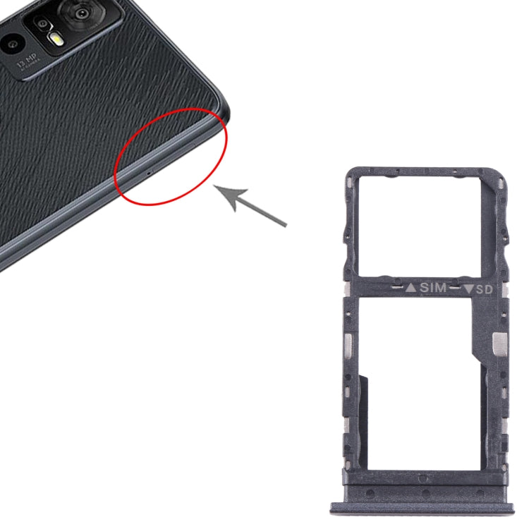 Original SIM + Micro SD Card Tray, For TCL 40 XE, For TCL 40 SE, For TCL 40 R