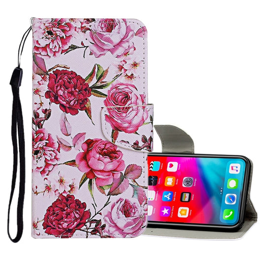 Colored Drawing Pattern Horizontal Flip Leather Case with Holder & Card Slots & Wallet, For iPhone XS Max, For iPhone XR