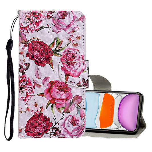 Colored Drawing Pattern Horizontal Flip Leather Case with Holder & Card Slots & Wallet, For iPhone 11, For iPhone 11 Pro, For iPhone 11 Pro Max, For iPhone X / XS