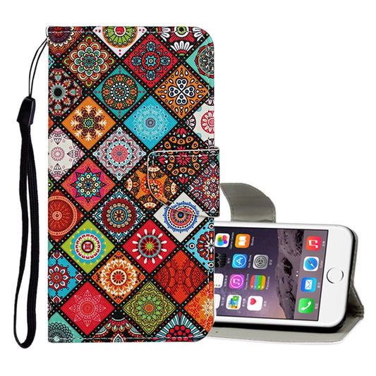 Colored Drawing Pattern Horizontal Flip Leather Case with Holder & Card Slots & Wallet, For iPhone 6 / 6s, For iPhone 6 Plus / 6s Plus, For iPhone 8 / 7, For iPhone 8 Plus / 7 Plus